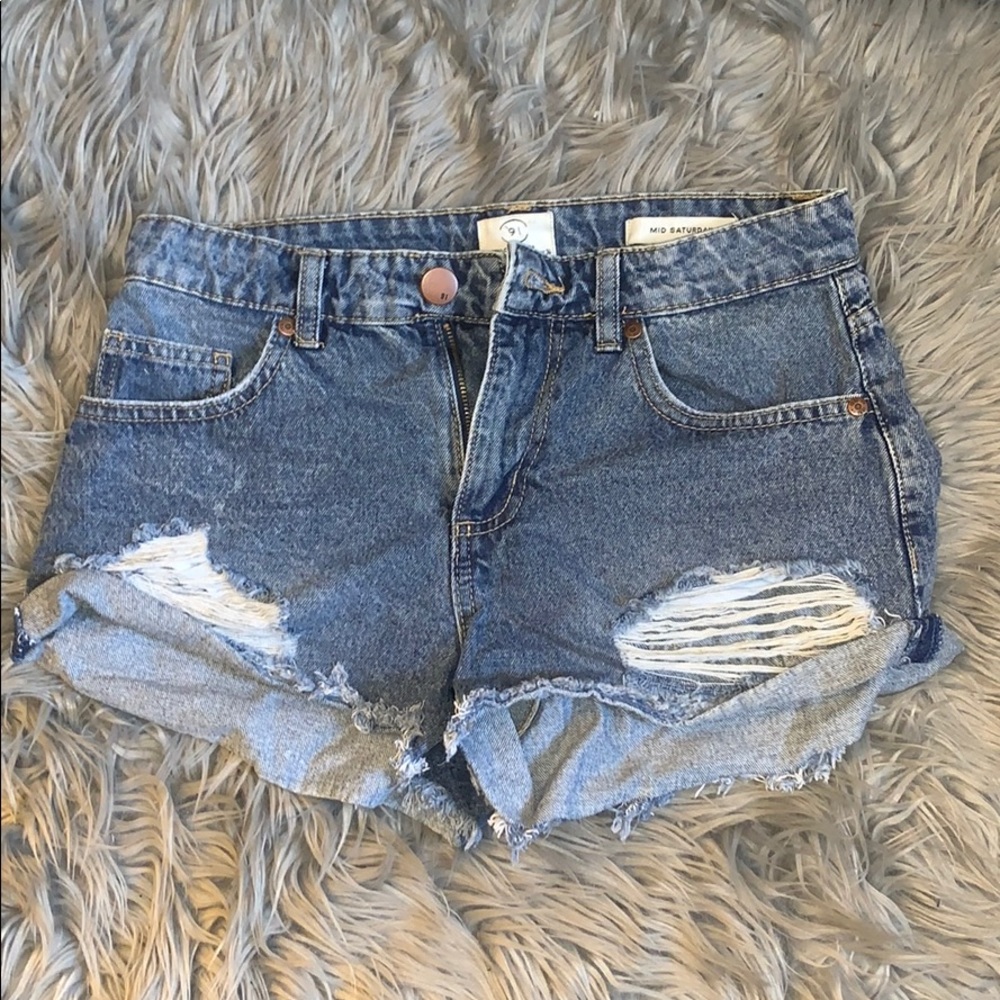 jean shorts